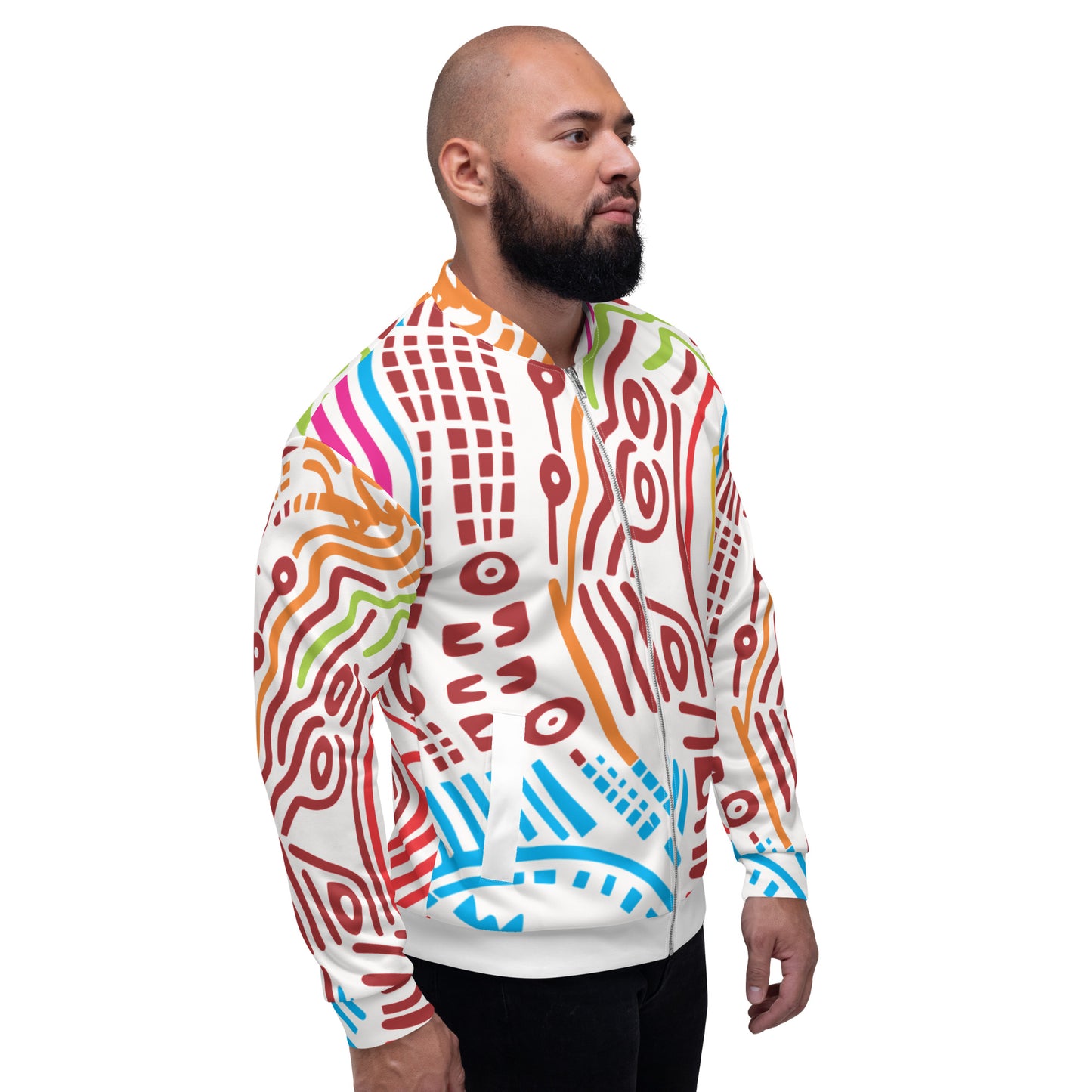 Authentic African Artistry Unisex Bomber Jacket